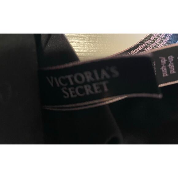 Victoria’s Secret So Obsessed Push Up Bra Front Close Racerback Pearls Sz 34C - Picture 7 of 11